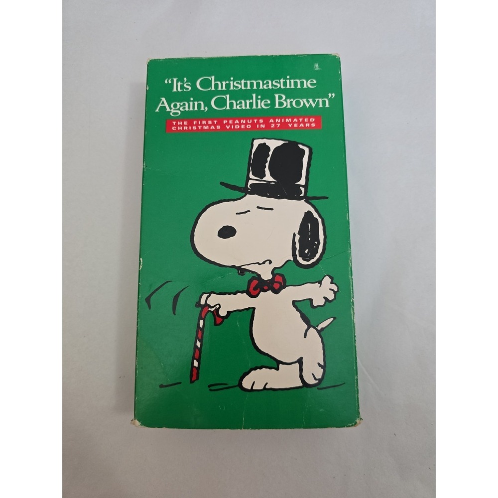 It's Christmastime Again, Charlie Brown (VHS, 1992) Snoopy, Peanuts Vintage